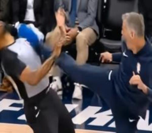 太搞了！奥尼尔转发AI恶搞科尔拳击&飞腿干翻两位裁判