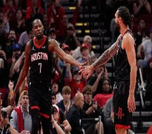 火箭再战开拓者首发：阿门、伊森、杜兰特、史密斯、亚当斯