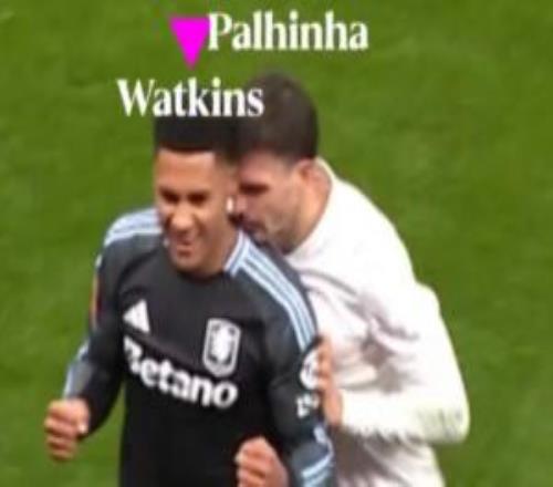 还原热刺vs维拉冲突：沃特金斯贴脸庆祝，帕利尼亚恼羞成怒