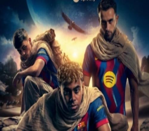 巴萨发布西超杯决赛海报：亚马尔、佩德里、埃里克加西亚出镜