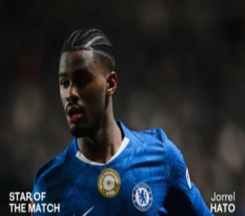 斩获处子球！哈托当选对阵查尔顿一役切尔西队内最佳球员