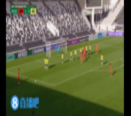 可惜！王钰栋禁区边缘造任意球，随后亲自主罚似传似射稍稍偏出