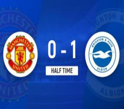 半场曼联暂01布莱顿达洛特失单刀拉门斯送礼险丢球格鲁达破门