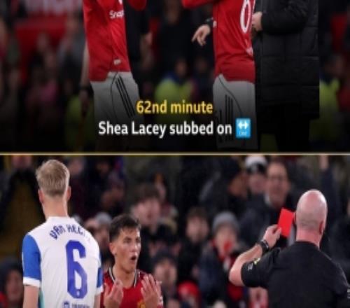 尴尬纪录！2015年2月来，莱西成首位各项赛事被罚下的曼联U20球员