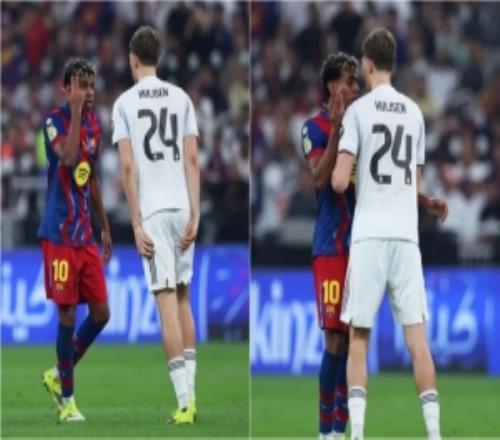 马卡：亚马尔与阿森西奥冲突被赫伊森推开，前者质问他是不是疯了