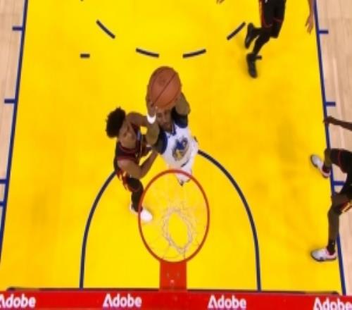 迅速反超！小佩顿空篮不中老鹰2分钟一波140反超勇士