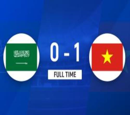 U23亚洲杯越南10沙特三战全胜小组第一晋级阮庭北破门制胜