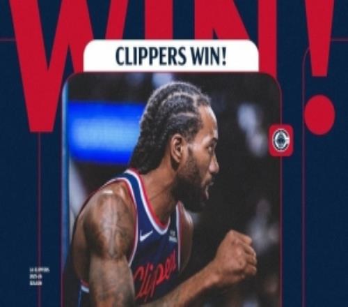 19中11轰35+5！快船发布赢球海报：封面人物伦纳德