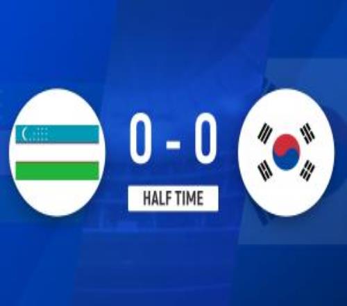 半场朱马耶夫角球中框双方共1射正韩国U23暂00乌兹别克斯坦U23