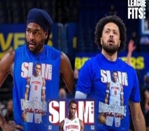 杜伦当选新一期《SLAM》杂志封面人物！队友训练纷纷上身封面T恤