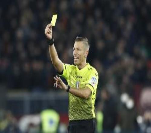 意甲第21轮裁判：马萨执法卡利亚里尤文迪贝洛执法乌迪内斯国米