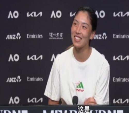 王欣瑜：早上左肘有点不舒服，网球让自己在场内和场外都成长了