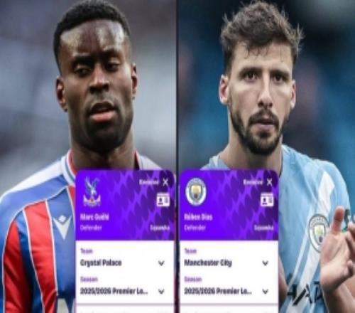 格伊vs鲁本迪亚斯本赛季英超关键数据：前者仅传球成功率偏低