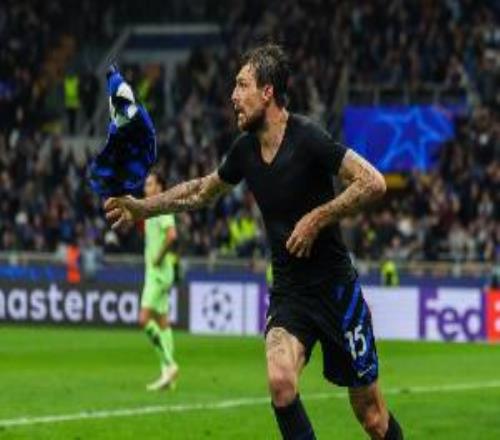 国米后卫阿切尔比对阿森纳完成7次拦截，创造本赛季欧冠单场纪录