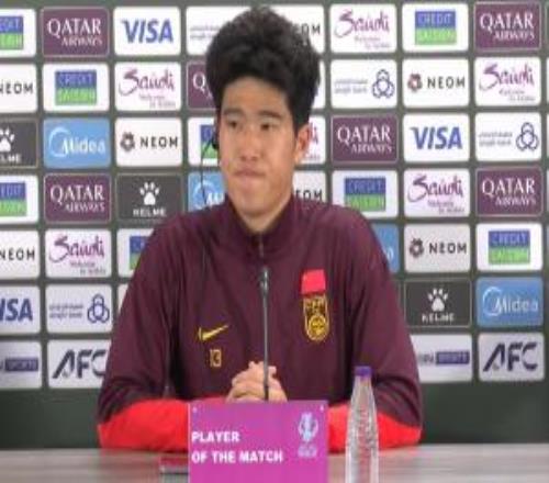 带刀侍卫！官方：彭啸当选U23国足30越南全场最佳球员