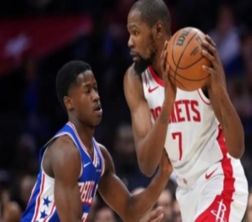 火箭费城到最后，又是杜兰特承担所有