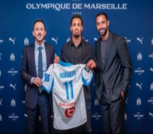 阿森纳官方：18岁中场恩瓦内里租借加盟马赛，租借费400万欧