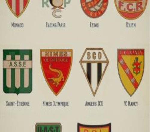 六十多年前的法甲各队队徽