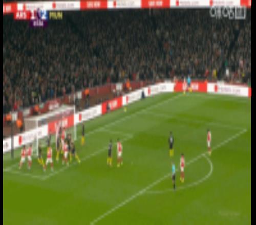 角球战术再发威！阿森纳角球制造乱战，梅里诺破门