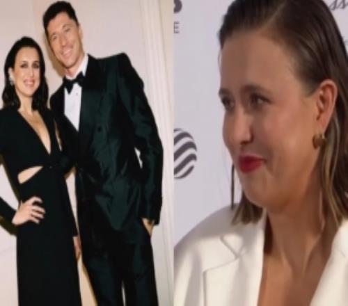 代弟弟领奖，莱万姐姐：他可能快退役了，以后就没机会帮他领奖了