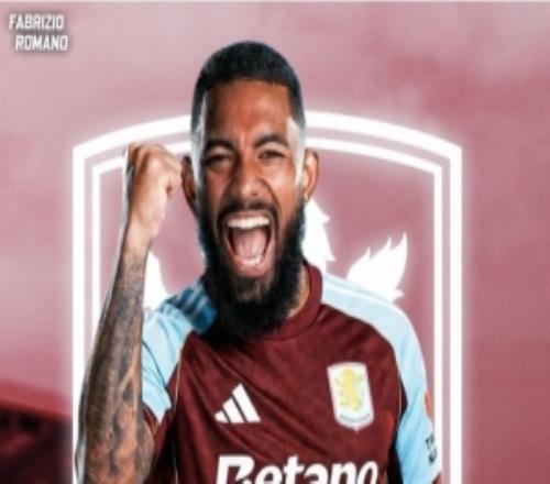 罗马诺：租借并附带买断选项，道格拉斯路易斯与维拉完成签约