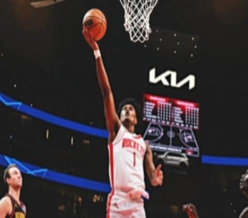 9+7+5+2+3&零失误！火箭发布赢球海报：封面人物阿门汤普森