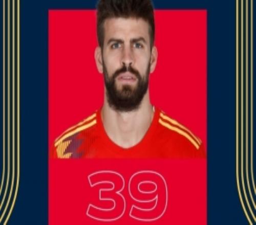 西班牙社媒祝皮克39岁生日快乐：世界冠军、欧洲冠军！！