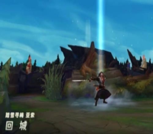 踏雪寻梅亚索皮肤展示：手持酷热与严寒之风