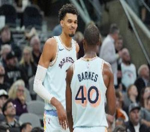 文班亚马：哈里森巴恩斯非常靠谱他在场上总是无可挑剔