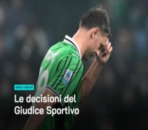 意甲第24轮处罚决定公布：萨索洛中场马蒂奇被禁赛两场