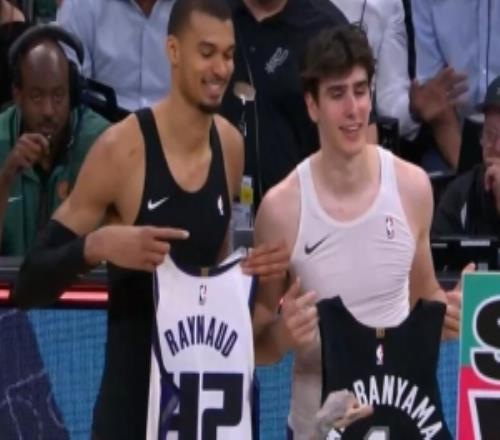 文班：我上次和雷诺交手是2018年的法国U15锦标赛他就像我兄弟