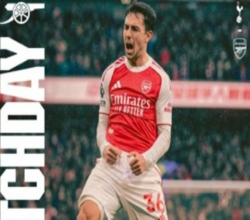 焦点对决！阿森纳官推晒海报预热北伦敦德比，苏维门迪单人出镜