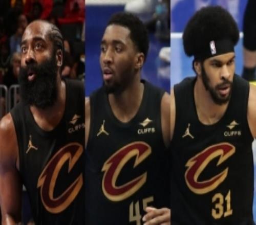 恐怖！哈登和米切尔&阿伦同场时骑士进攻效率134.4&净效率+15.5