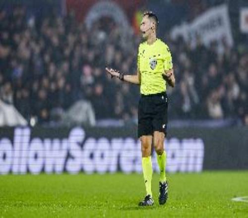 欧冠附加赛多特vs亚特兰大裁判组：玛利亚桑切斯担任主裁判