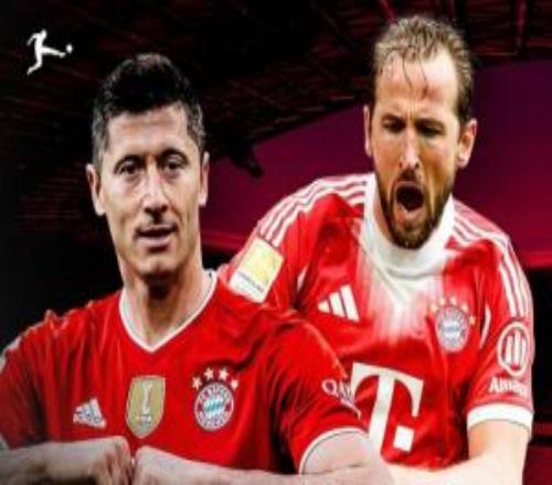 追逐莱万单赛季41球纪录！凯恩德甲24轮30球，还剩10轮能打破吗