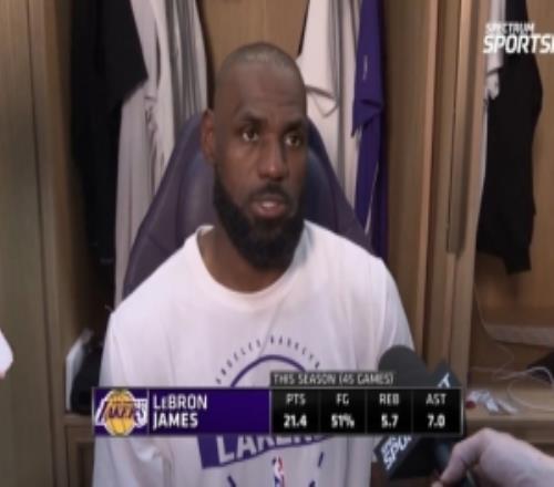 詹姆斯：过去一周我早上中午和赛前都在做复健治疗和训练