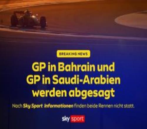 直接取消！多家媒体：受中东局势影响，F1巴林站和沙特站比赛取消