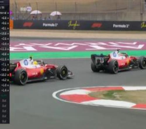 疯狂!第40圈勒克莱尔与汉密尔顿互超,第三之争白热化!