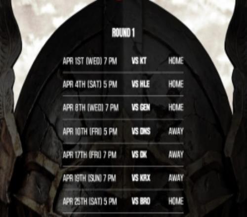 LCKͨ����T1���̱�������4��4�ա�8�ս���ӭսHLE��GEN