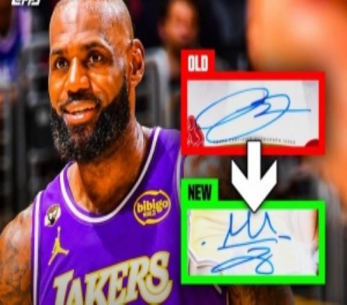 詹姆斯更改了个人球星卡签名样式！新增了个人标志性皇冠元素