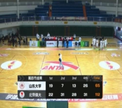 CUBAL北京体大大胜山东大学潘睿彦18分冯俊畇22+5