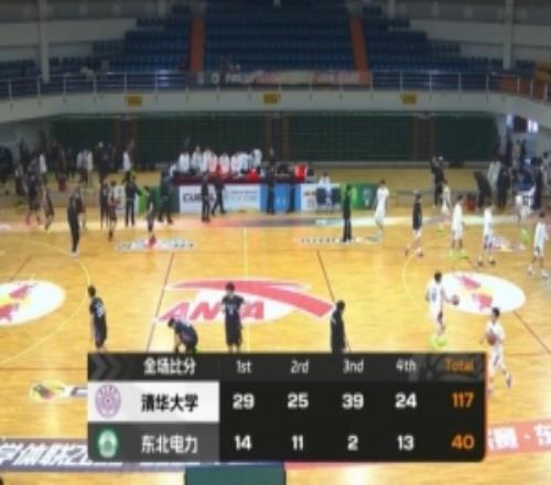 CUBAL清华大学狂胜东北电力77分迎开门红！俞皓天20分钟25分