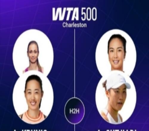 张帅克鲁尼奇20击败苏加迪曾丽美，晋级查尔斯顿站双打八强