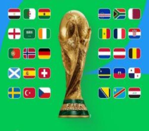 世界杯48支参赛队FIFA排名：新西兰第85名最低，前25缺意大利丹麦