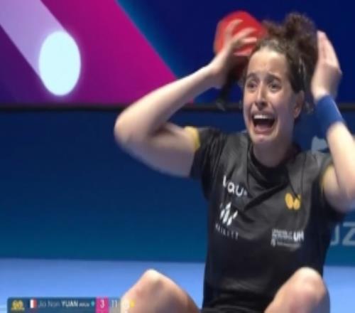 将战孙颖莎！汉娜高达43袁嘉楠，晋级乒乓球世界杯女单八强