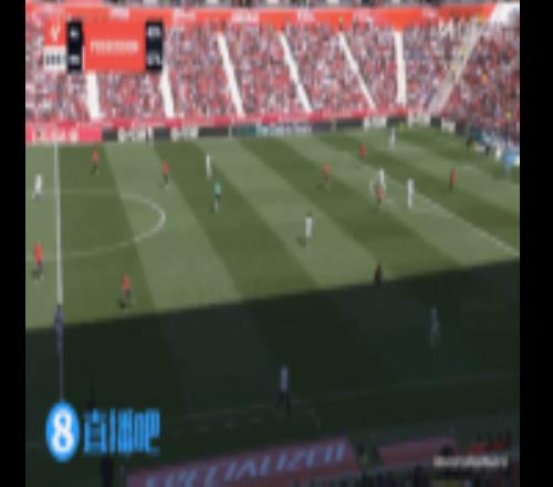 错失良机！姆巴佩半单刀右脚兜射，皮球被马略卡门将神勇扑出