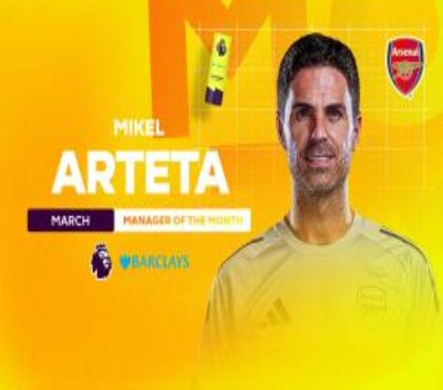 魔咒再现阿尔特塔2天前获英超3月最佳主帅，今日足总杯出局