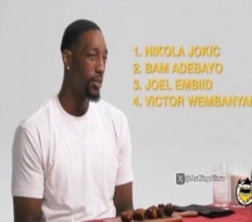 阿德巴约排联盟顶级内线：约基奇、自己、恩比德、文班亚马