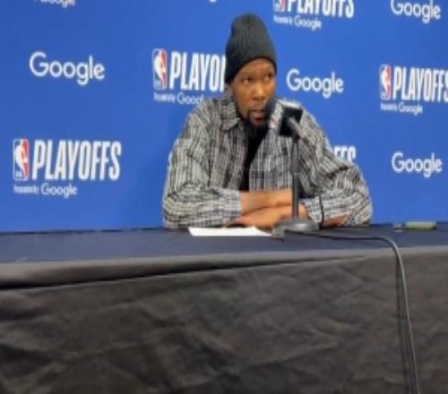 【完整版】KD：无论我在哪里接球都会被包夹今天对我来说很糟糕