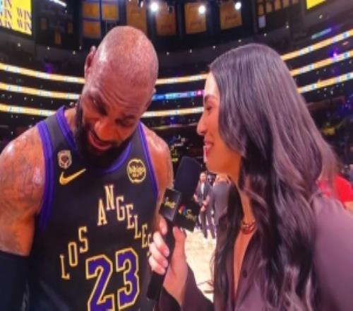 【完整版】詹姆斯场边：系列赛需要先赢4场我们必须比火箭更拼命